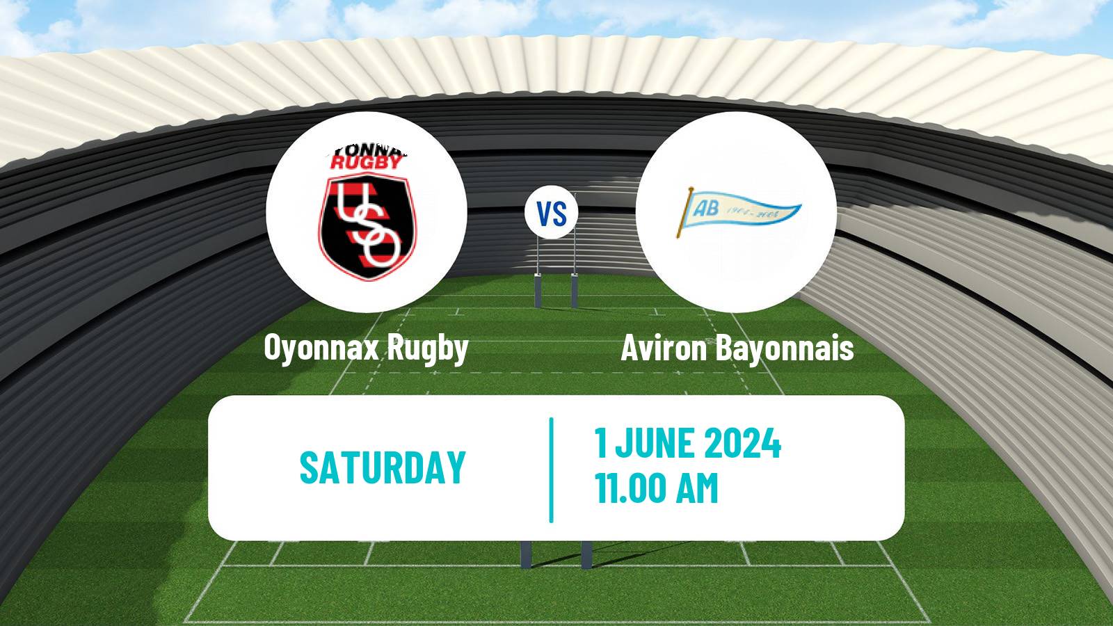 Rugby union French Top 14 Oyonnax Rugby - Aviron Bayonnais