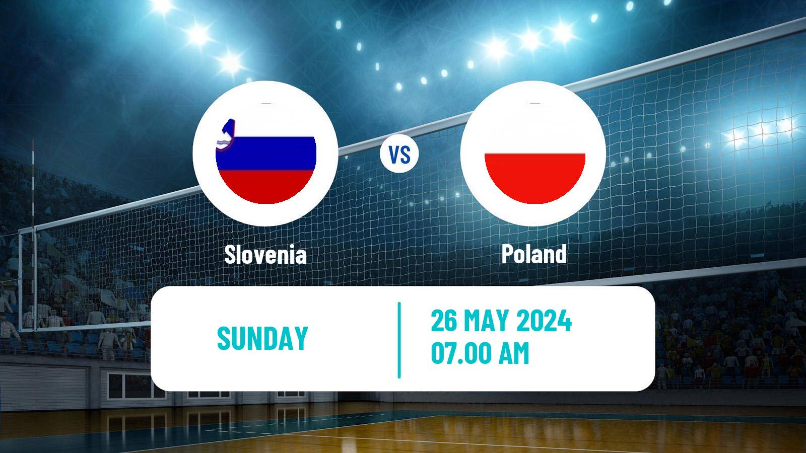 Volleyball Nations League Volleyball Slovenia - Poland