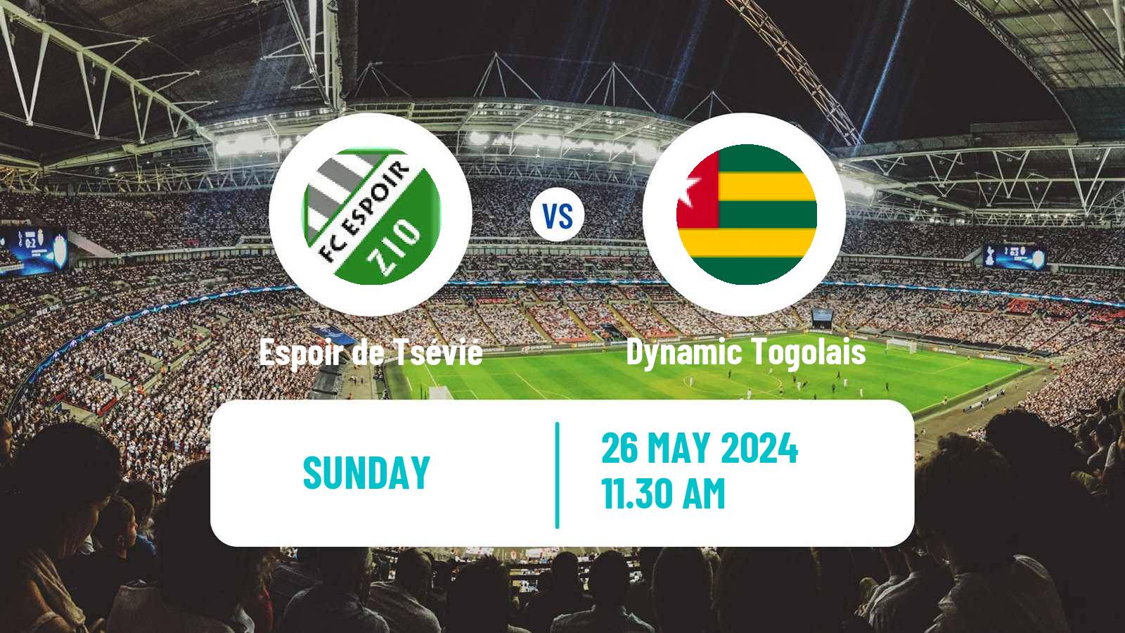 Soccer Togolese Championnat National Espoir de Tsévié - Dynamic Togolais