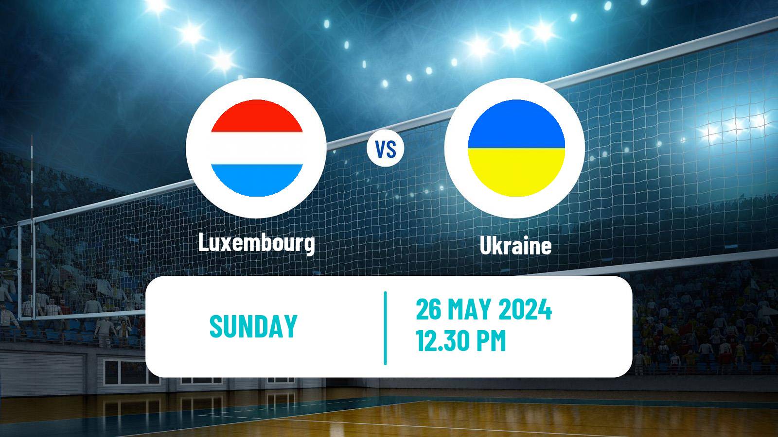 Volleyball Golden European League Volleyball Luxembourg - Ukraine