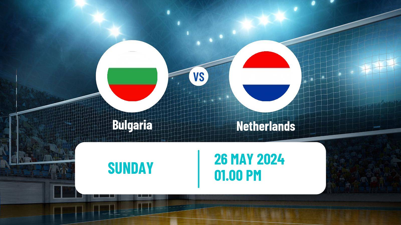 Volleyball Nations League Volleyball Bulgaria - Netherlands