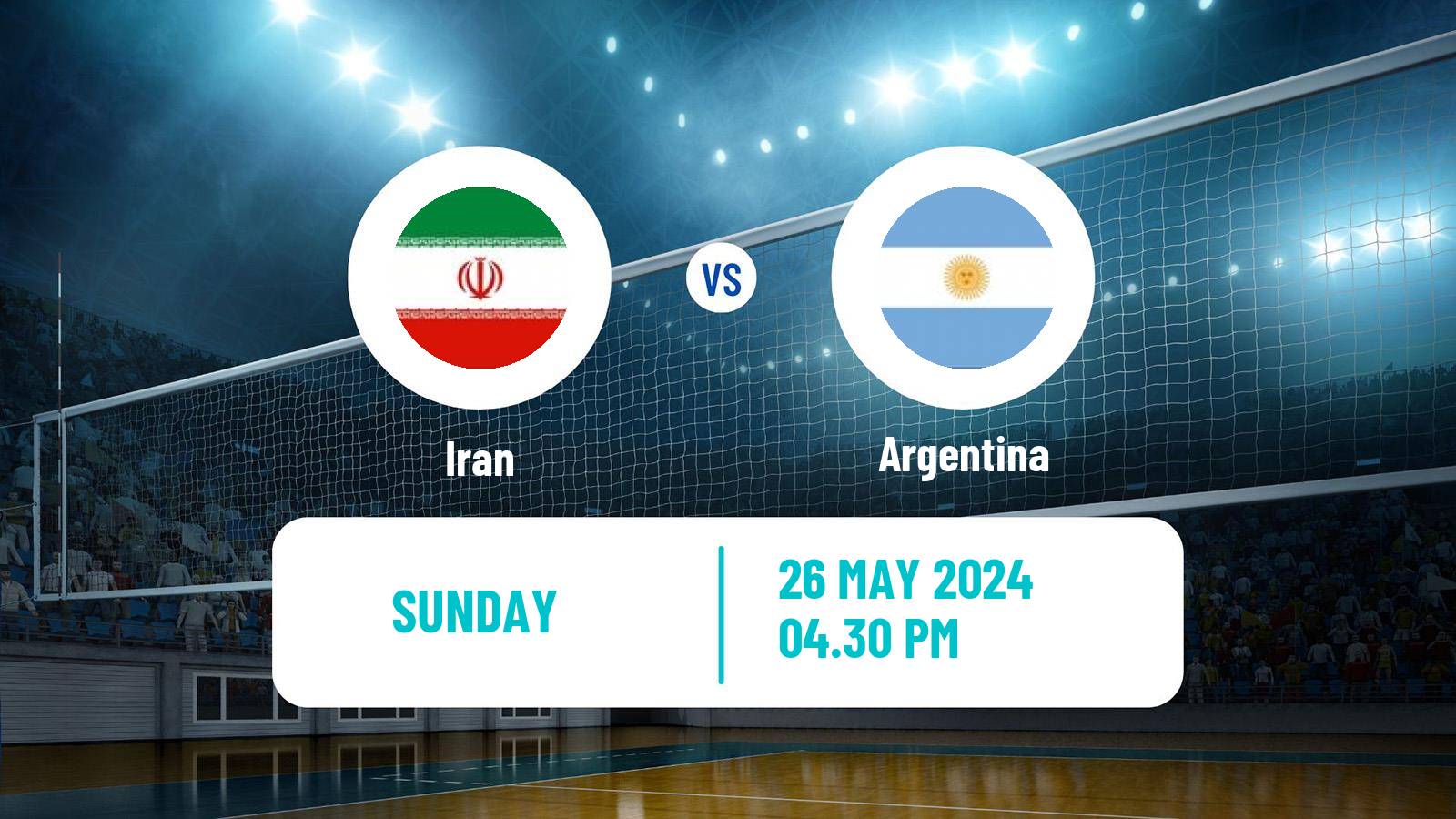 Volleyball Nations League Volleyball Iran - Argentina