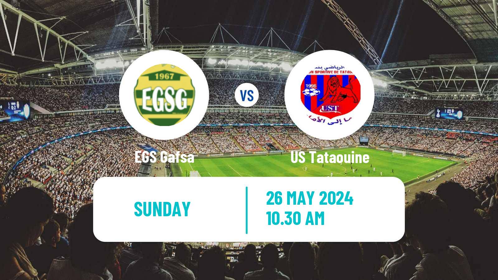 Soccer Tunisian Ligue Professionnelle 1 EGS Gafsa - Tataouine