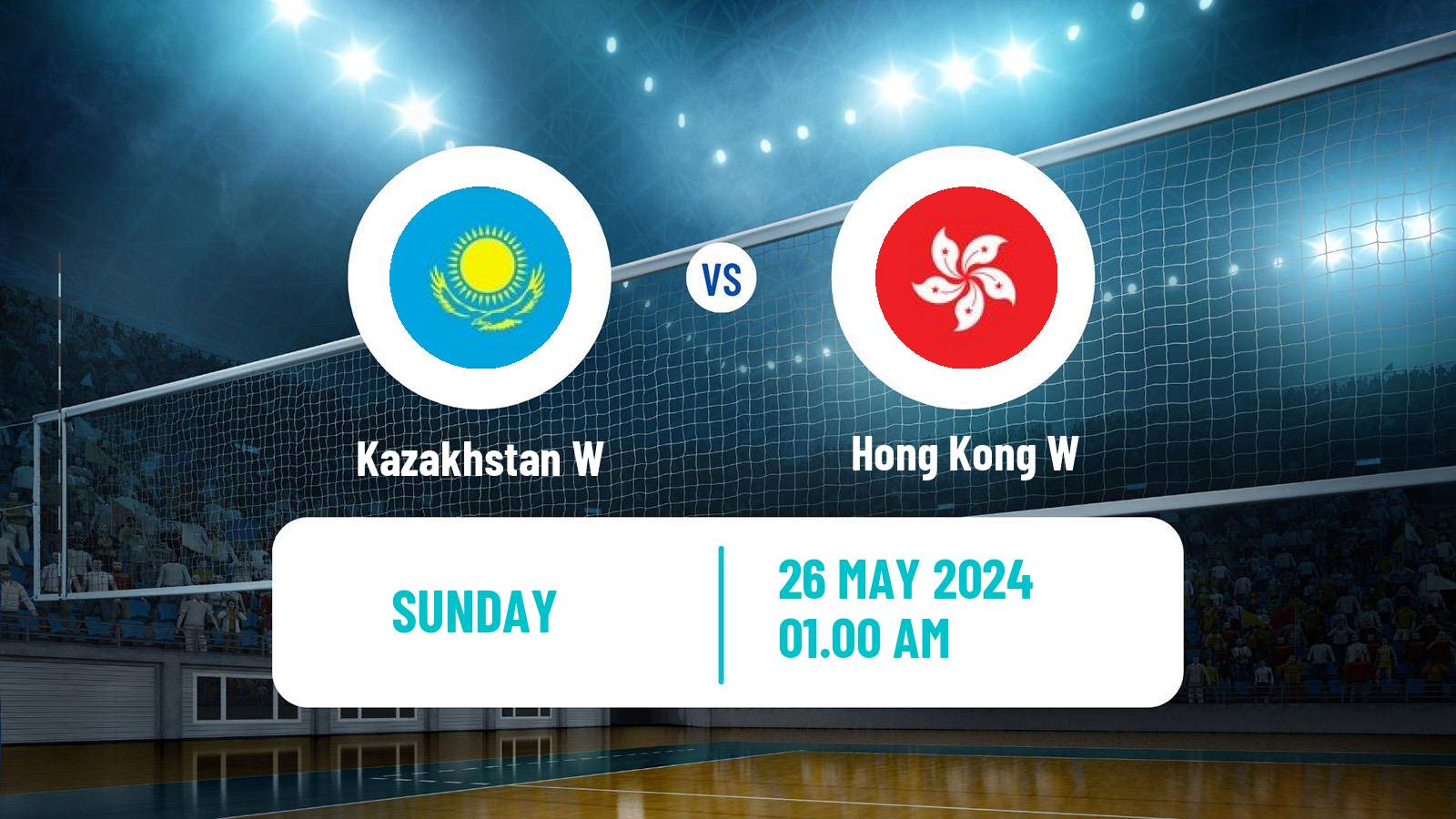 Volleyball AVC Challenge Cup Volleyball Women Kazakhstan W - Hong Kong W