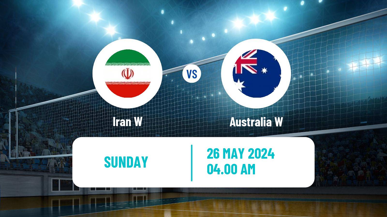 Volleyball AVC Challenge Cup Volleyball Women Iran W - Australia W