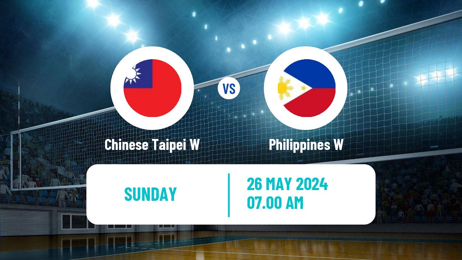 Volleyball AVC Challenge Cup Volleyball Women Chinese Taipei W - Philippines W