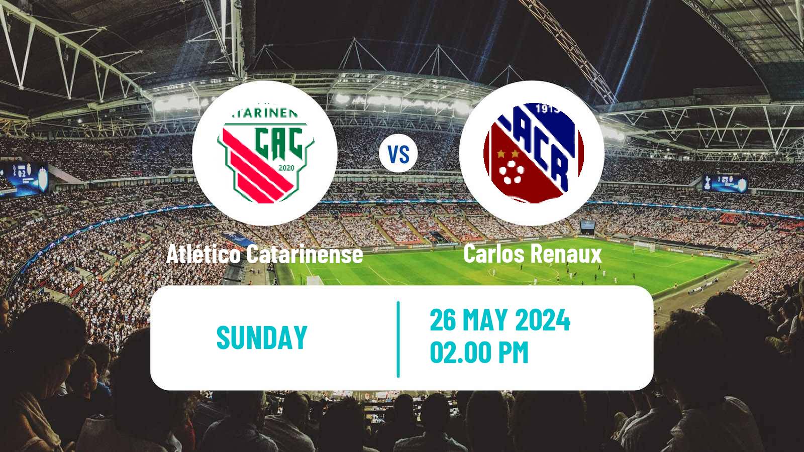 Soccer Brazilian Campeonato Catarinense 2 Atlético Catarinense - Carlos Renaux