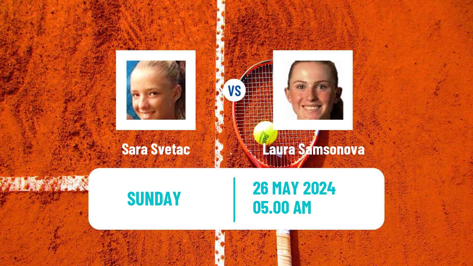 Tennis ITF W15 Bol Women Sara Svetac - Laura Samsonova