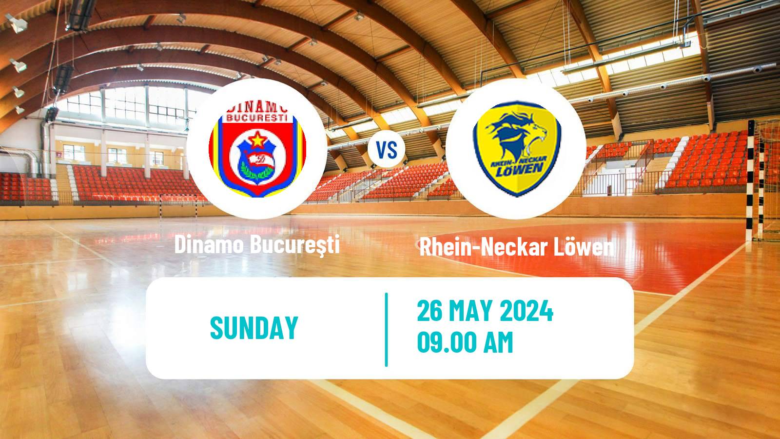 Handball EHF European League Dinamo Bucureşti - Rhein-Neckar Löwen