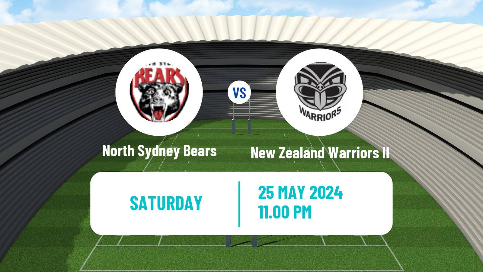 Rugby league Australian NSW Cup North Sydney Bears - New Zealand Warriors II