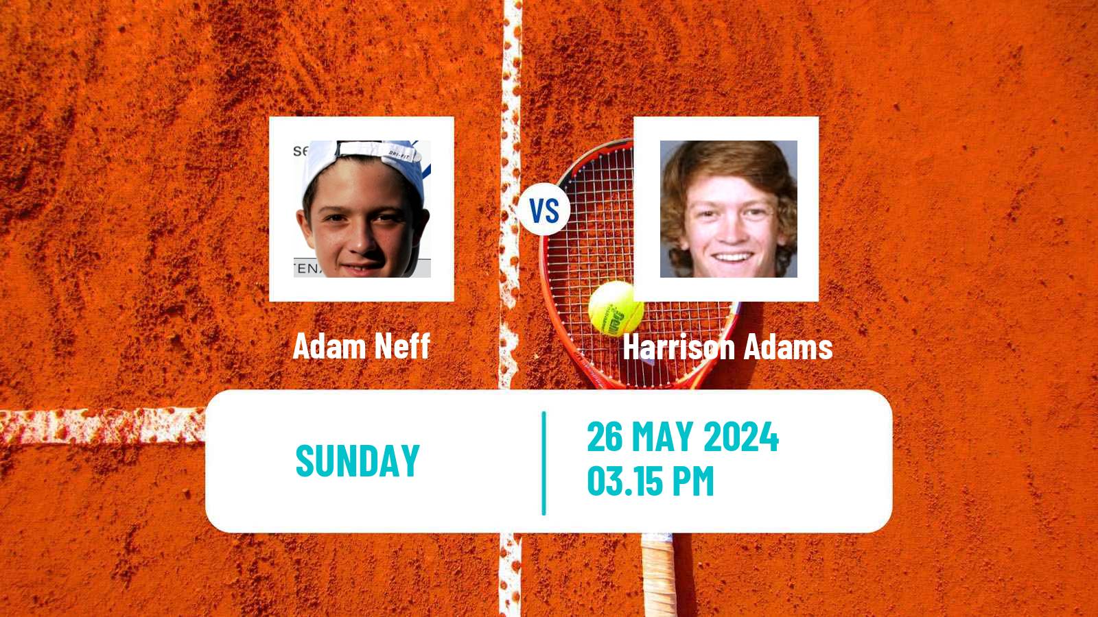 Tennis Little Rock Challenger Men Adam Neff - Harrison Adams