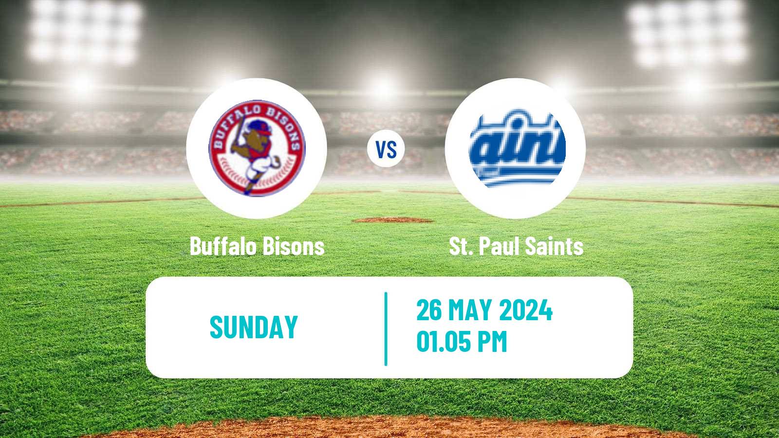 Baseball IL Buffalo Bisons - St. Paul Saints