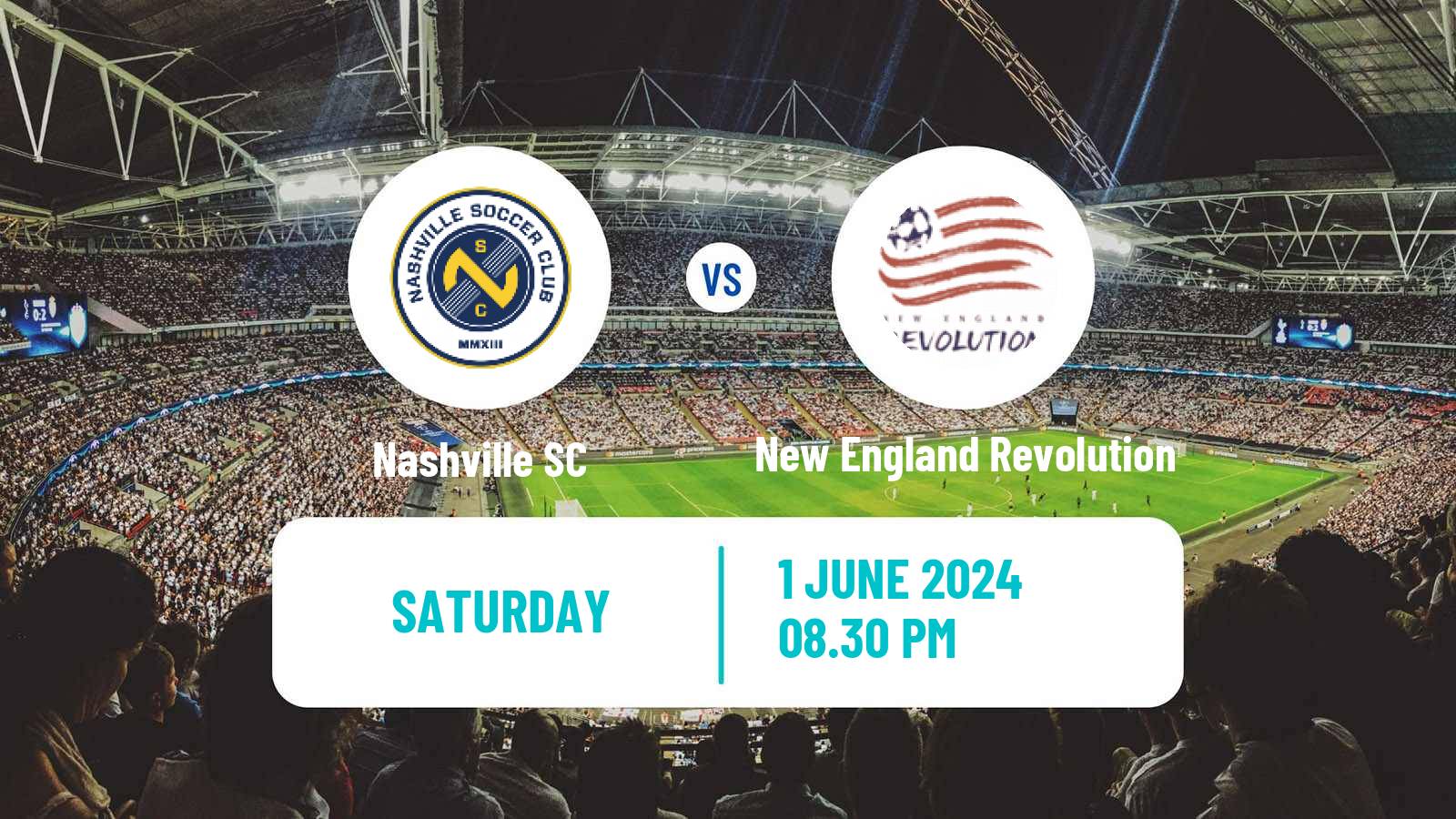 Soccer MLS Nashville SC - New England Revolution