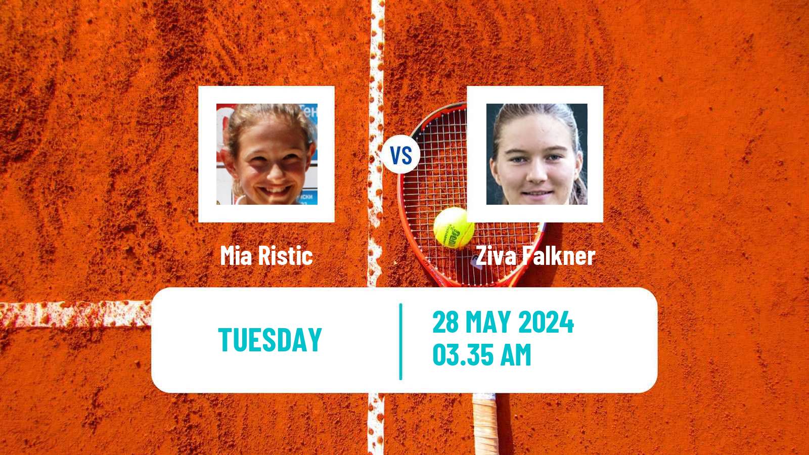 Tennis ITF W50 Otocec 2 Women Mia Ristic - Ziva Falkner