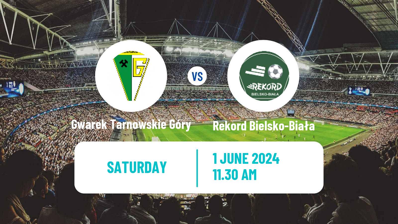 Soccer Polish Division 3 - Group III Gwarek Tarnowskie Góry - Rekord Bielsko-Biała
