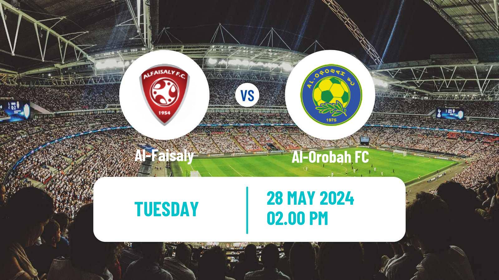 Soccer Saudi Division 1 Al-Faisaly - Al-Orobah