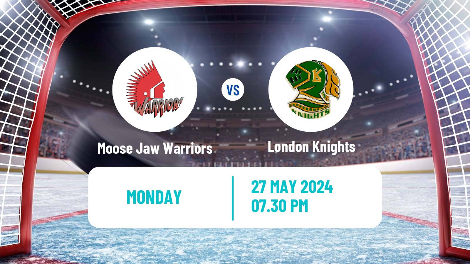 Hockey Memorial Cup Moose Jaw Warriors - London Knights