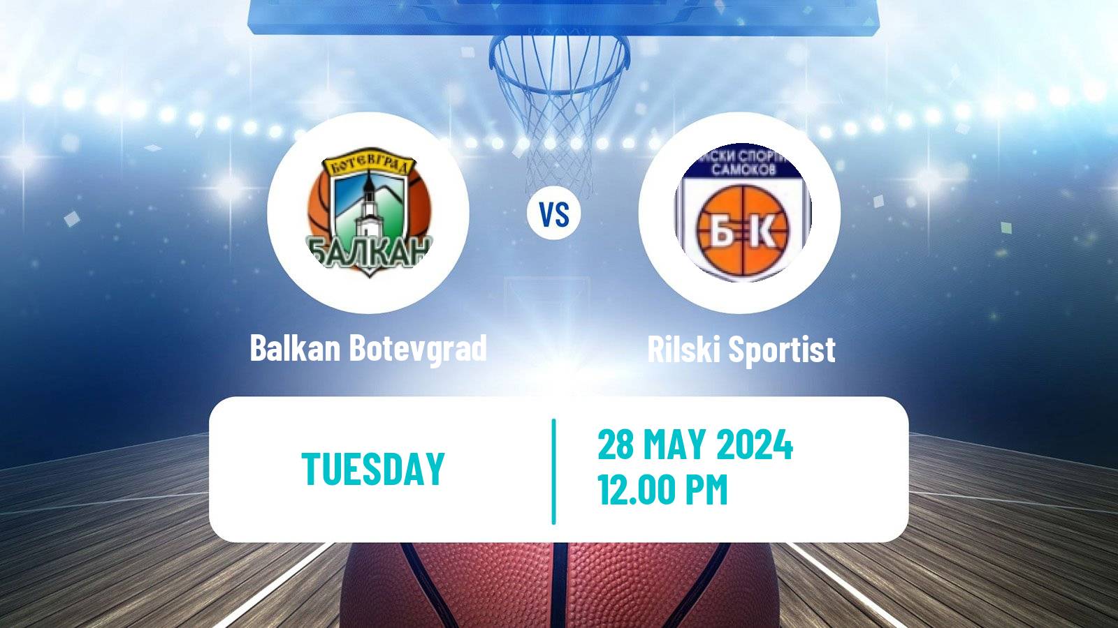 Basketball Bulgarian NBL Balkan Botevgrad - Rilski Sportist