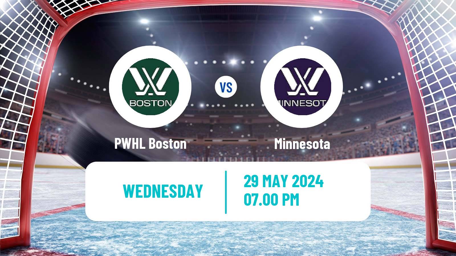 Hockey PWHL Women Boston - Minnesota