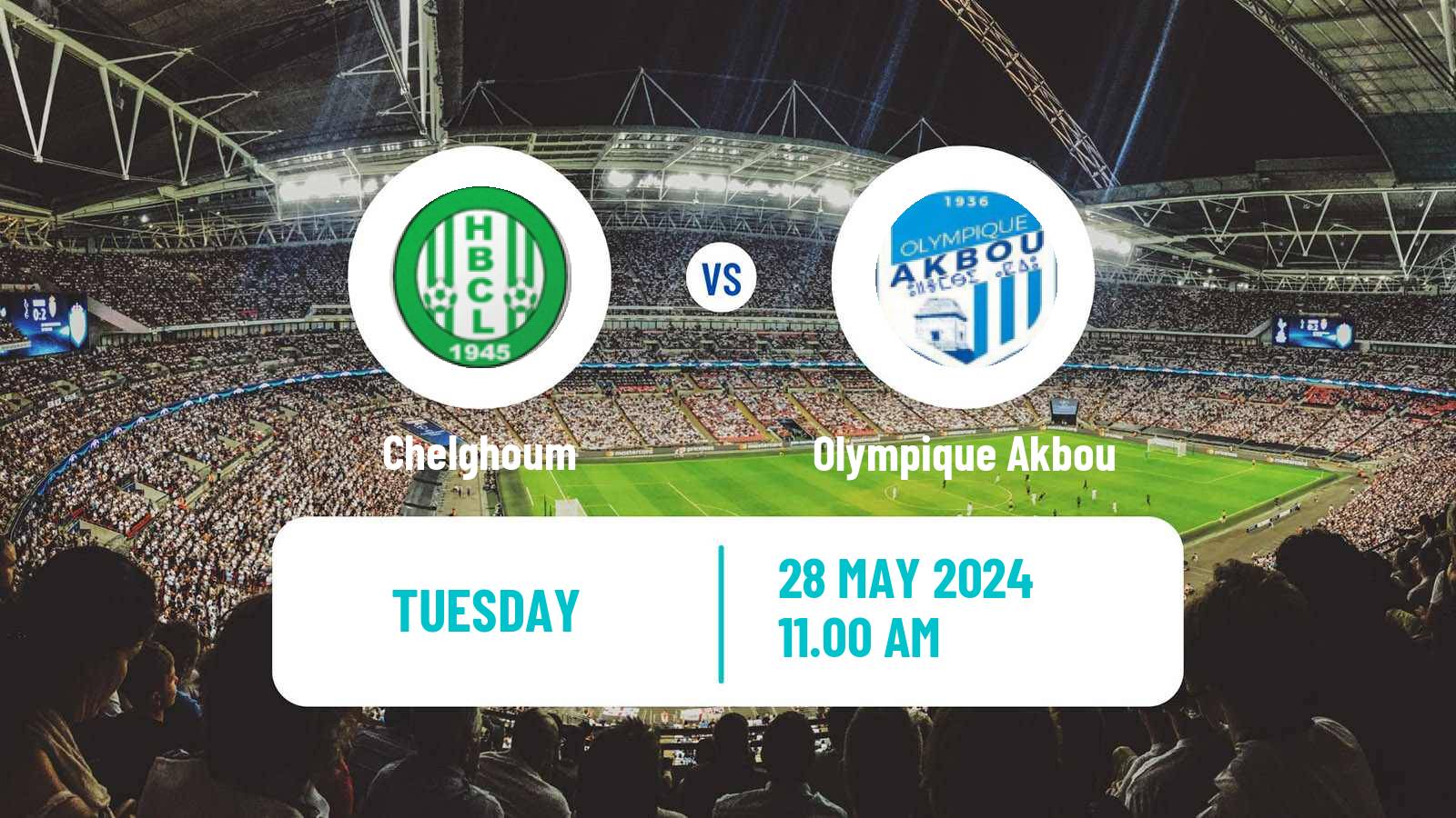 Soccer Algerian Ligue 2 Chelghoum - Olympique Akbou