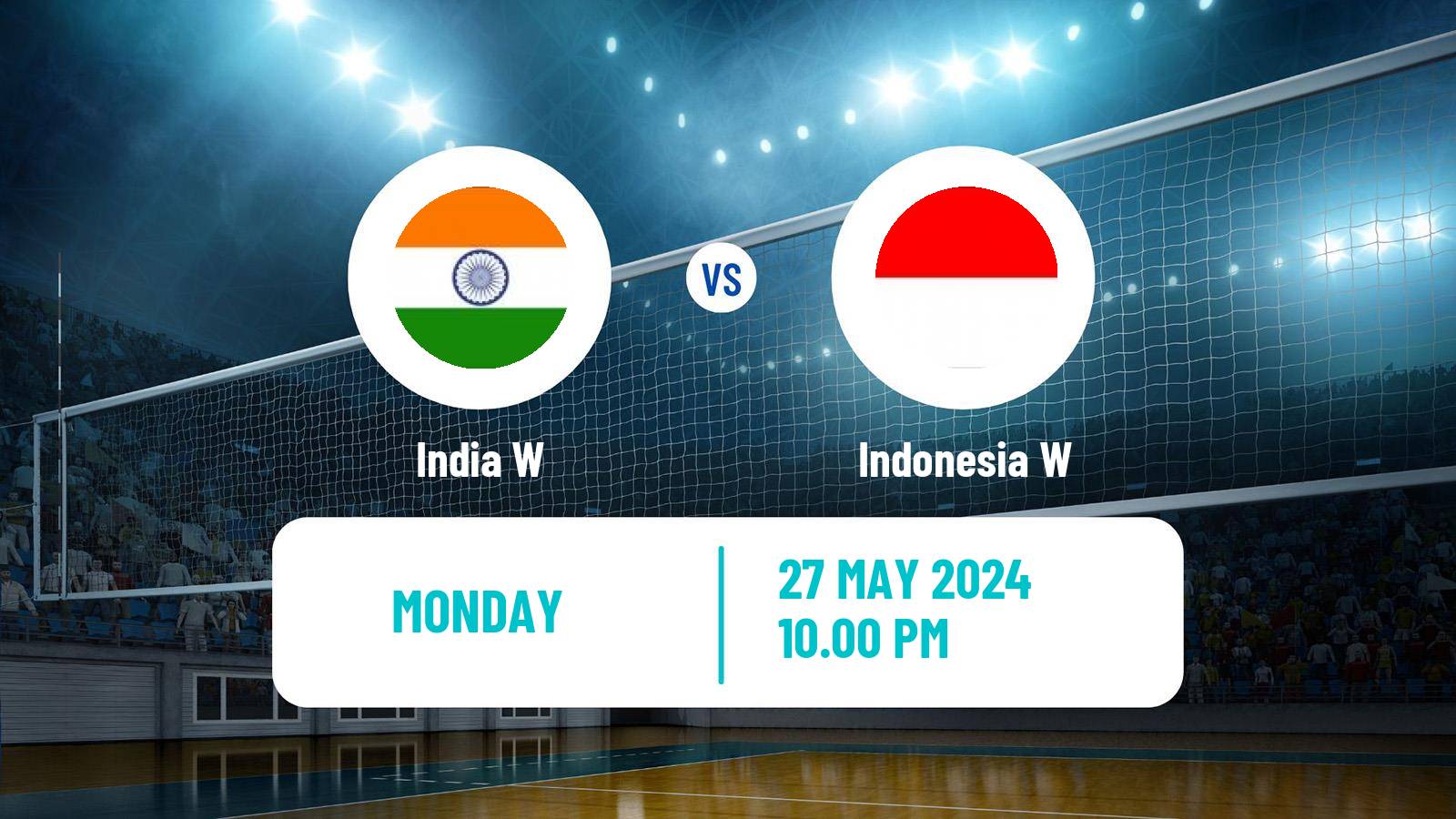 Volleyball AVC Challenge Cup Volleyball Women India W - Indonesia W