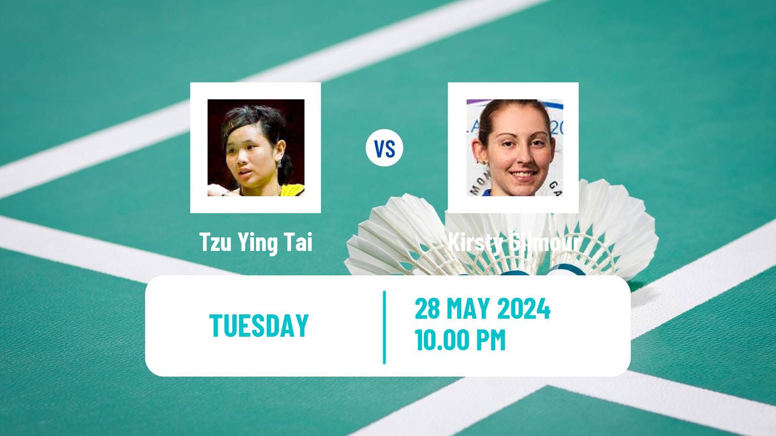 Badminton BWF World Tour Singapore Open Women Tzu Ying Tai - Kirsty Gilmour