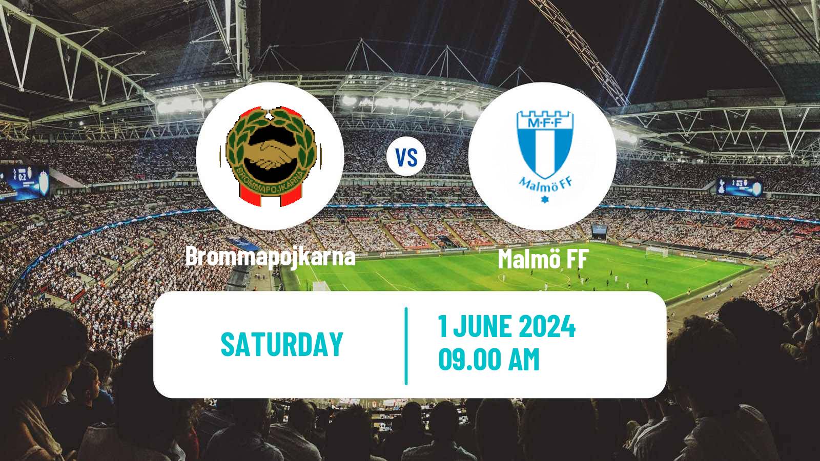 Soccer Swedish Allsvenskan Brommapojkarna - Malmö