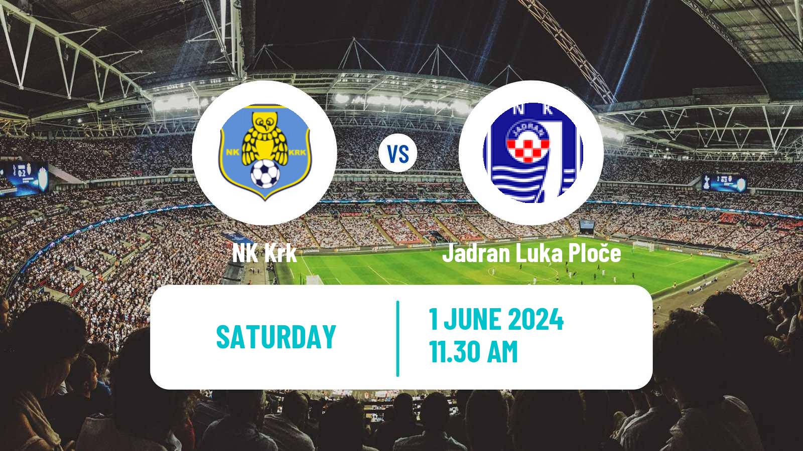 Soccer Croatian Druga NL Krk - Jadran Luka Ploče