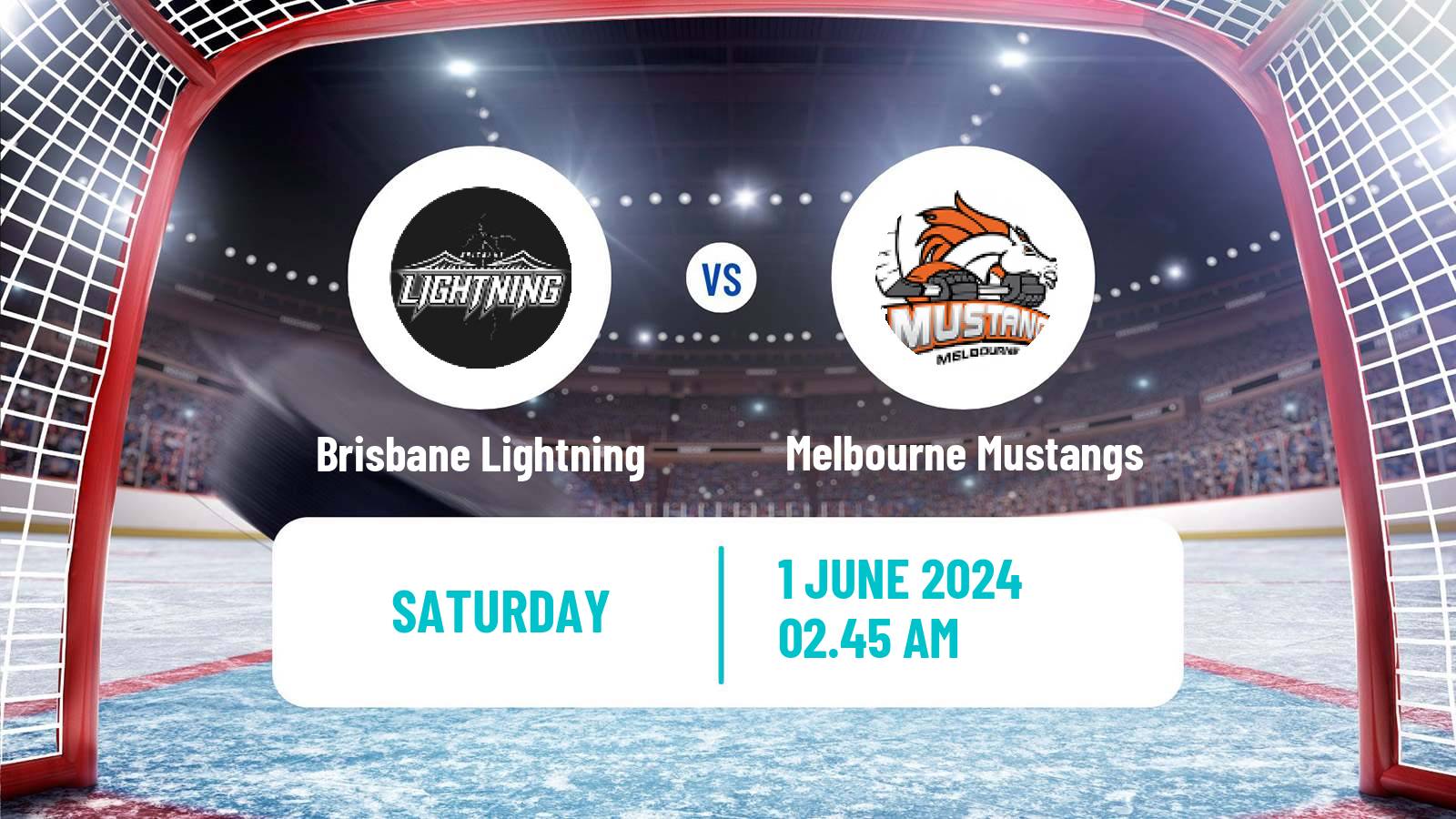 Hockey Australian Ice Hockey League Brisbane Lightning - Melbourne Mustangs