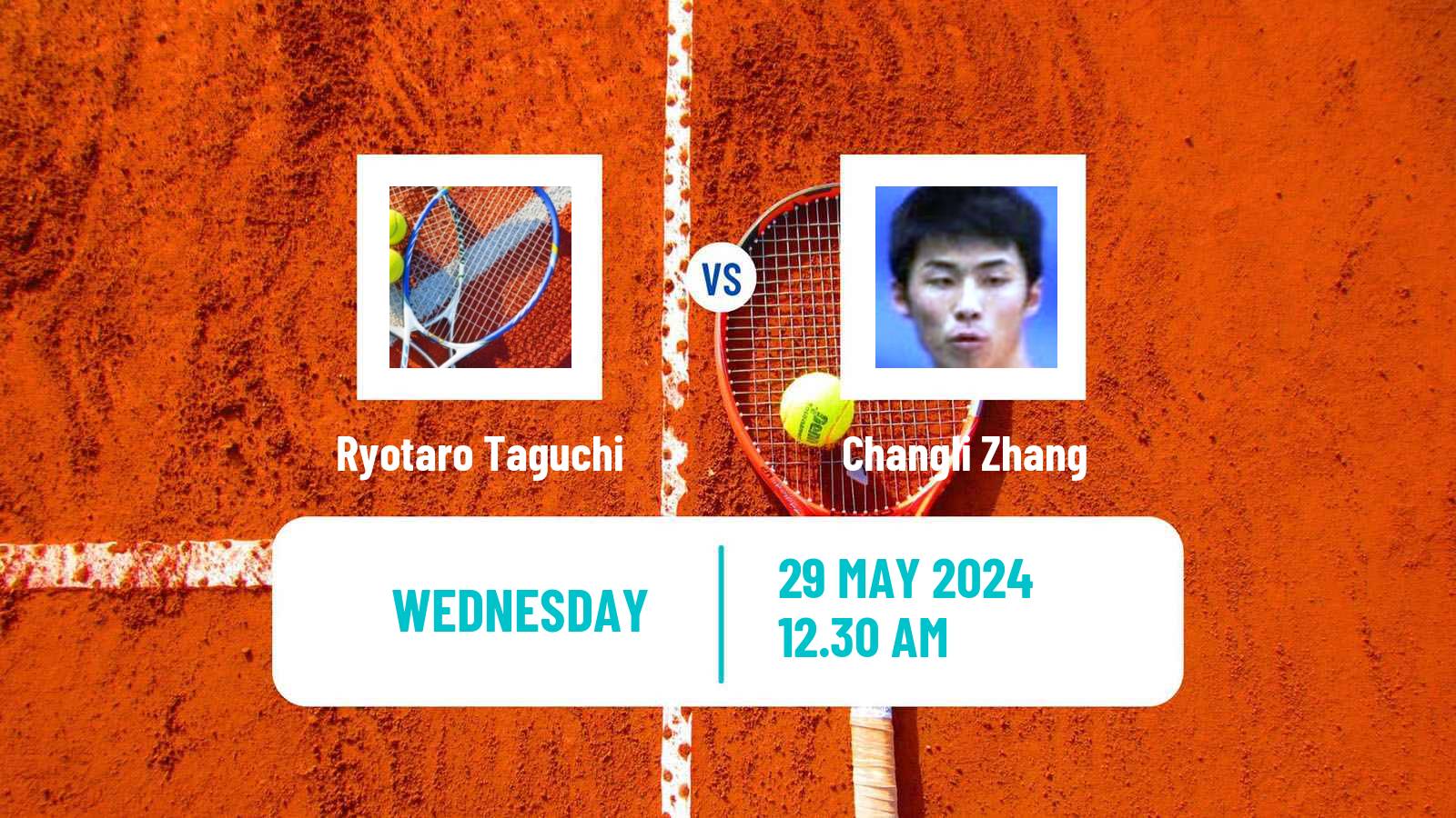 Tennis ITF M25 Baotou Men Ryotaro Taguchi - Changli Zhang