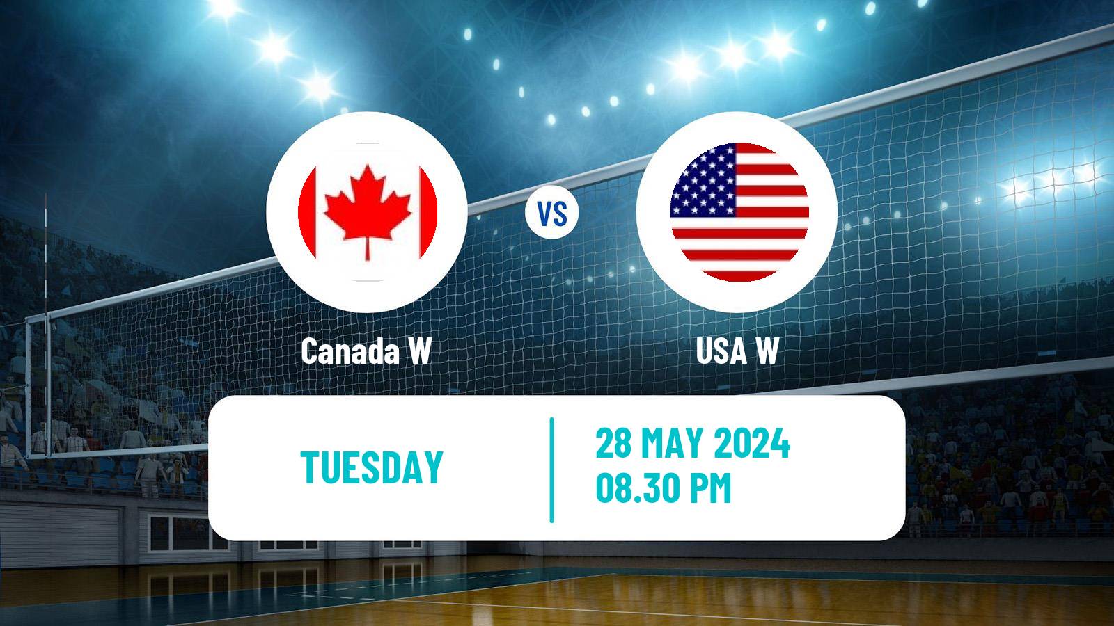 Volleyball Nations League Volleyball Women Canada W - USA W