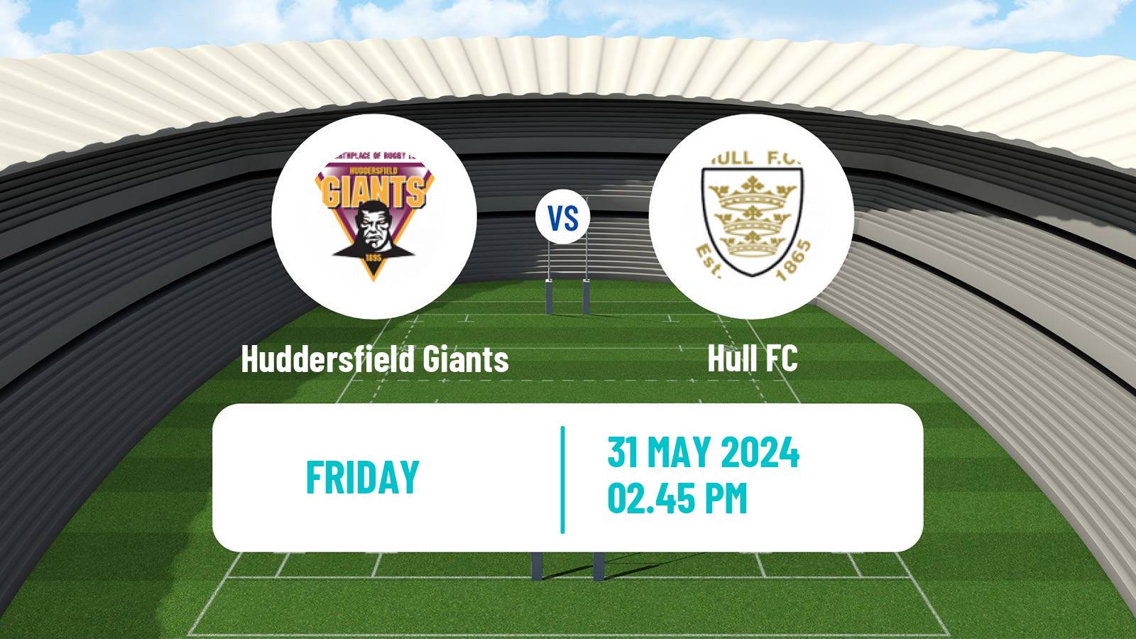 Rugby league Super League Rugby Huddersfield Giants - Hull