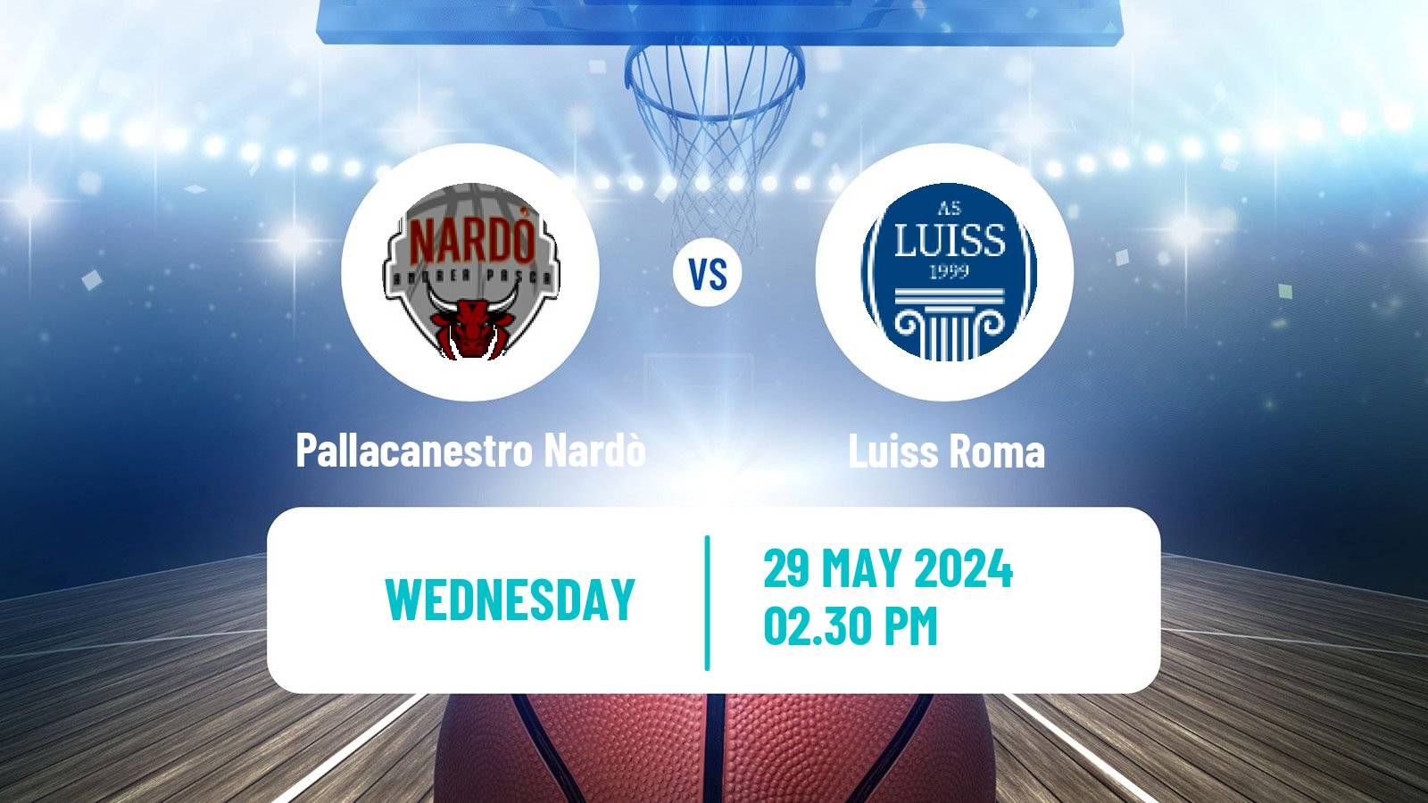 Basketball Italian Serie A2 Basketball Pallacanestro Nardò - Luiss Roma