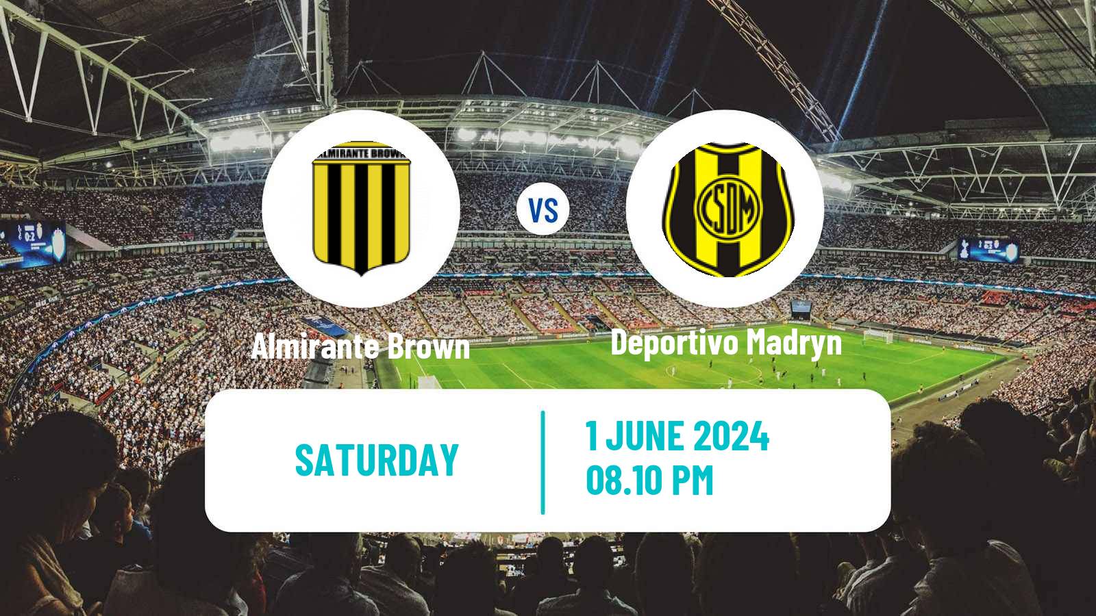 Soccer Argentinian Primera Nacional Almirante Brown - Deportivo Madryn