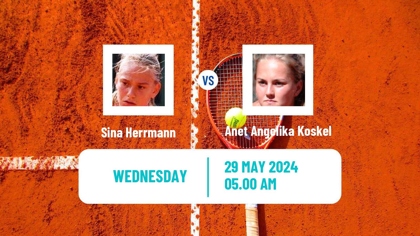 Tennis ITF W15 Bol 2 Women 2024 Sina Herrmann - Anet Angelika Koskel