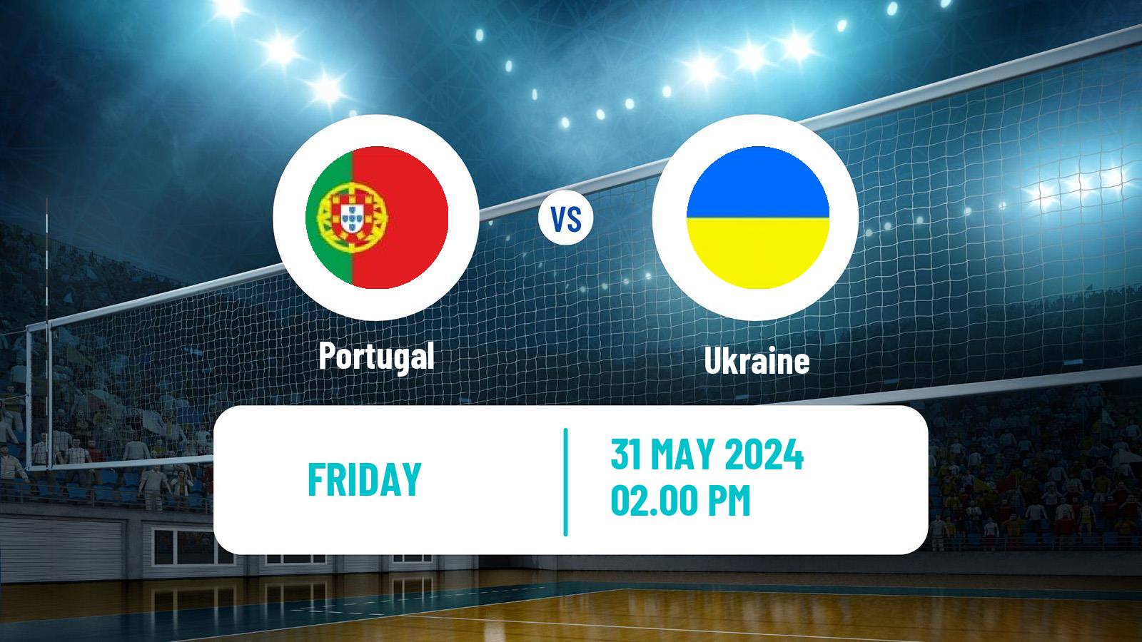 Volleyball Golden European League Volleyball Portugal - Ukraine