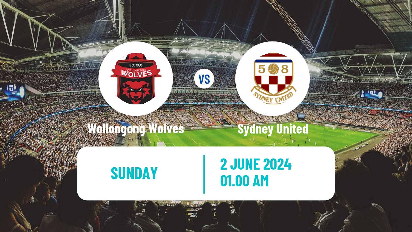 Soccer Australian NPL NSW Wollongong Wolves - Sydney United