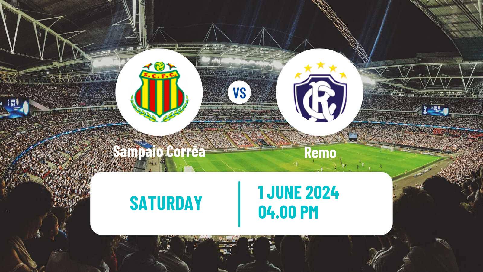 Soccer Brazilian Serie C Sampaio Corrêa - Remo