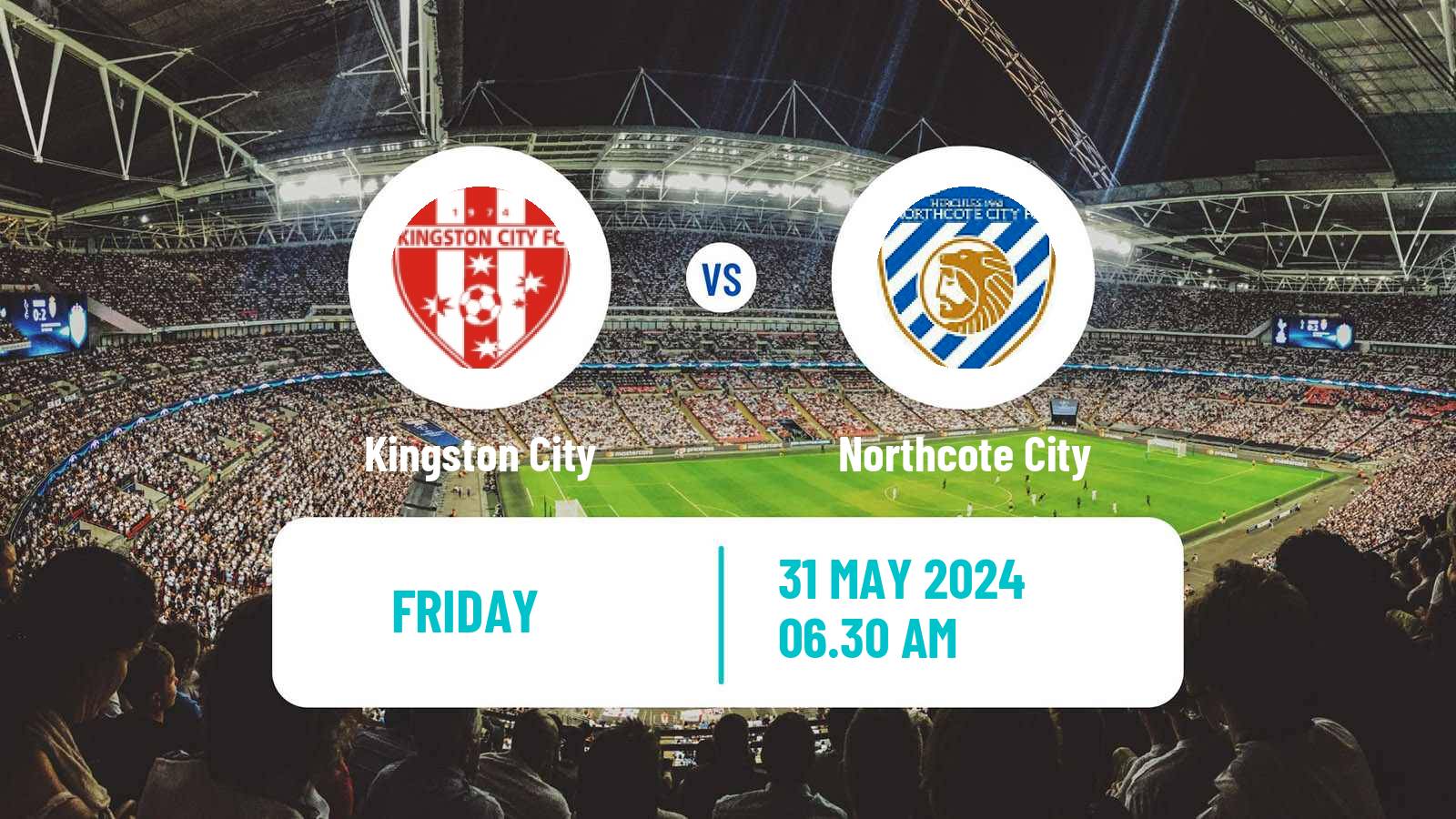 Soccer Australian Victoria Premier League Kingston City - Northcote City