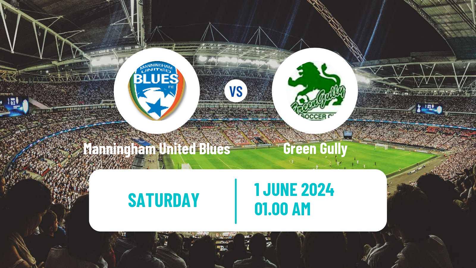 Soccer Australian NPL Victoria Manningham United Blues - Green Gully