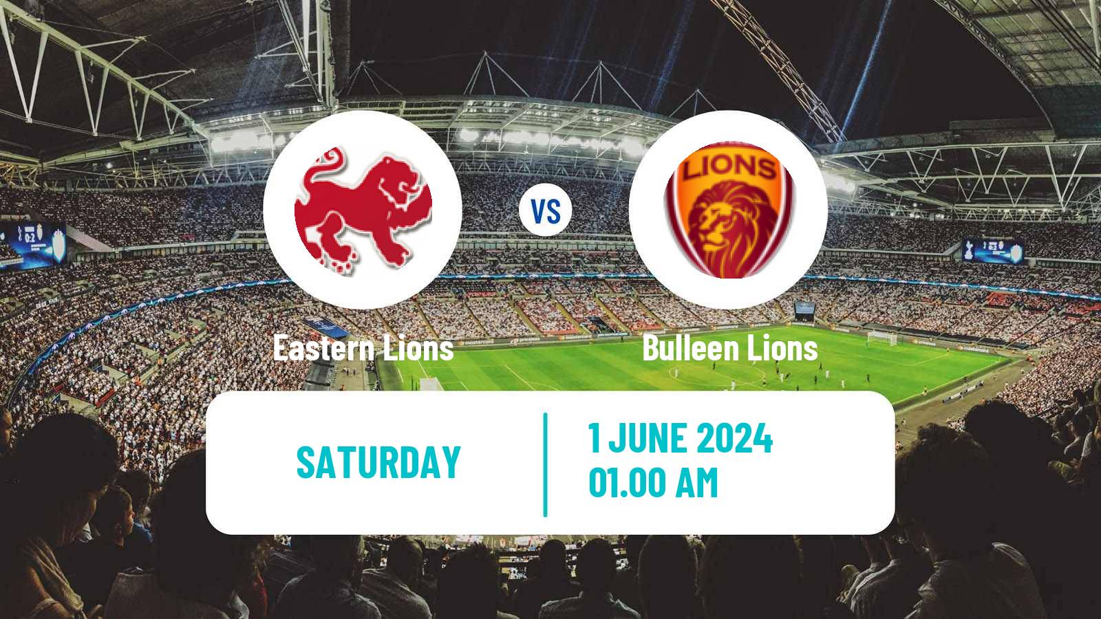 Soccer Australian Victoria Premier League Eastern Lions - Bulleen Lions