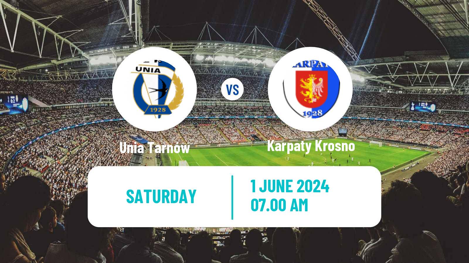 Soccer Polish Division 3 - Group IV Unia Tarnów - Karpaty Krosno