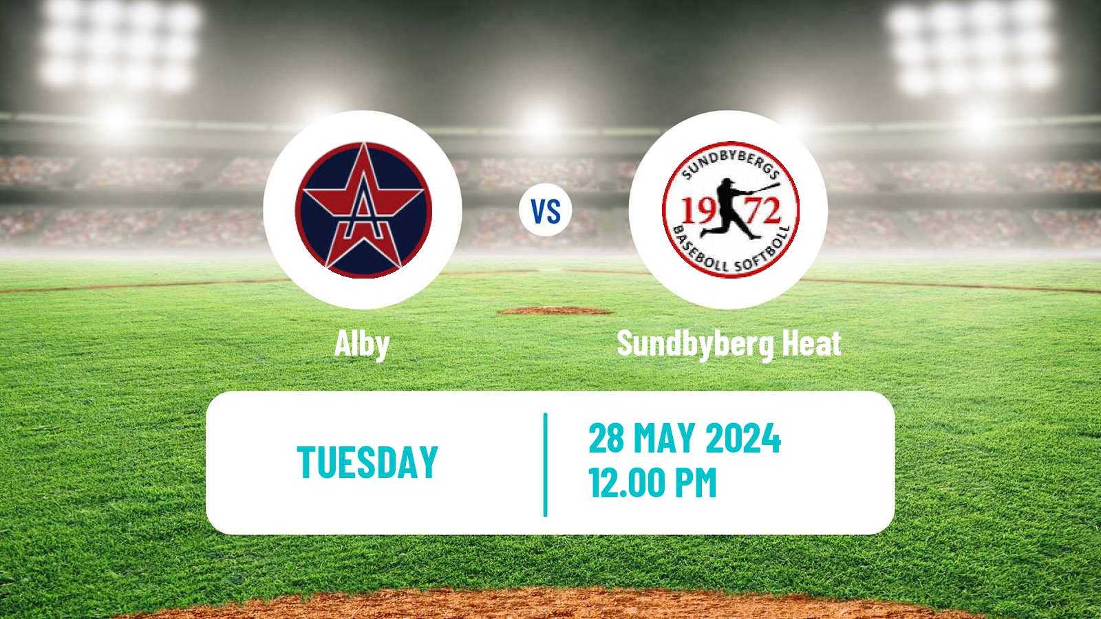 Baseball Swedish Elitserien Baseball Alby - Sundbyberg Heat