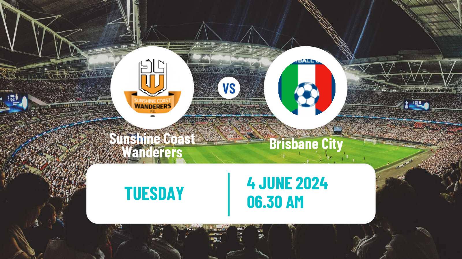 Soccer Australian NPL Queensland Sunshine Coast Wanderers - Brisbane City