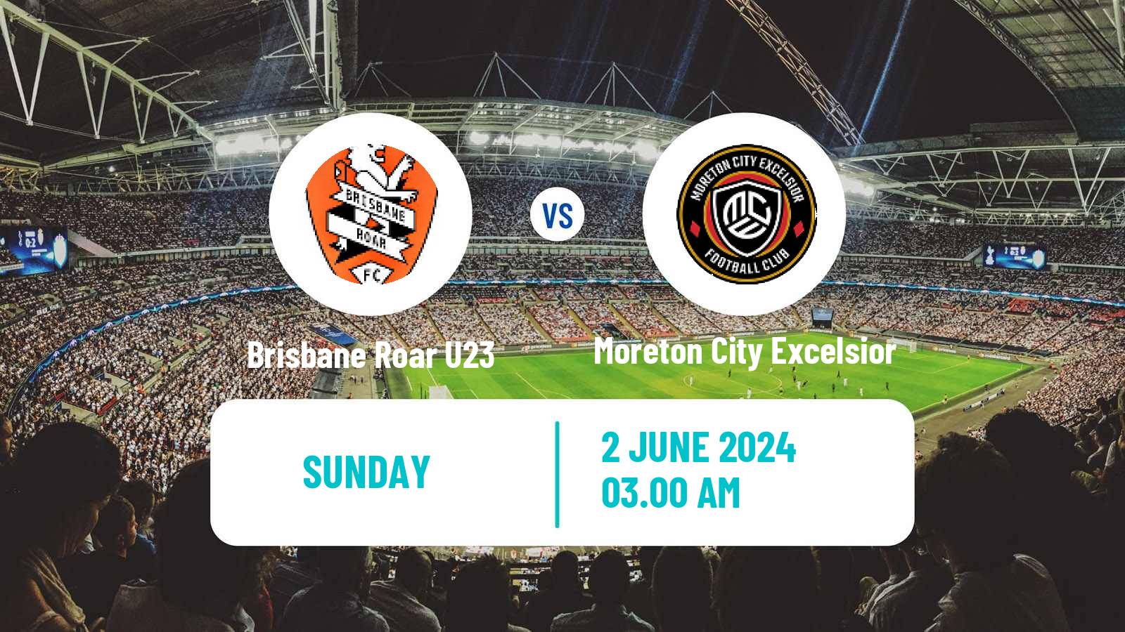 Soccer Australian NPL Queensland Brisbane Roar U23 - Moreton City Excelsior