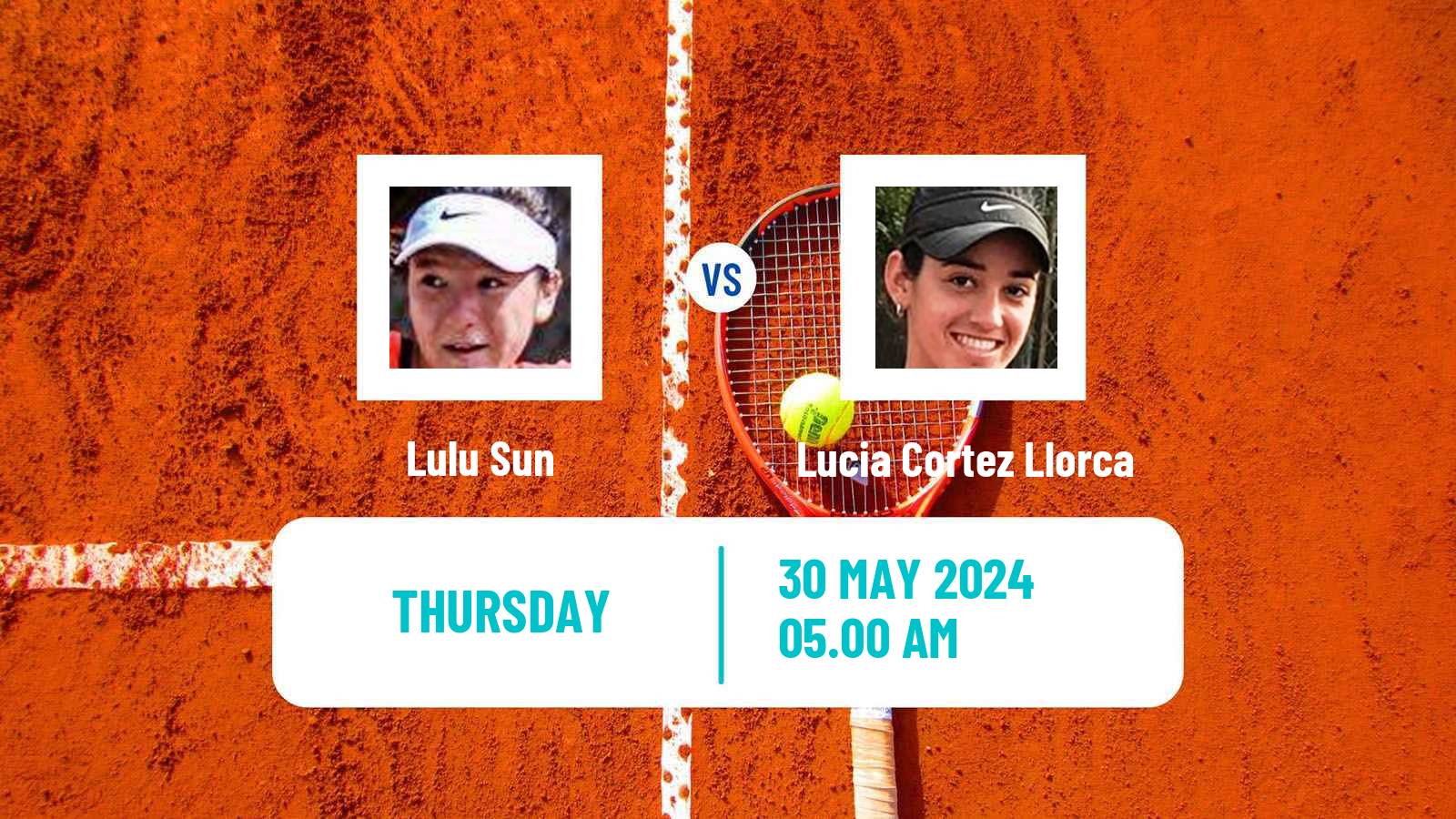Tennis ITF W50 Troisdorf Women Lulu Sun - Lucia Cortez Llorca