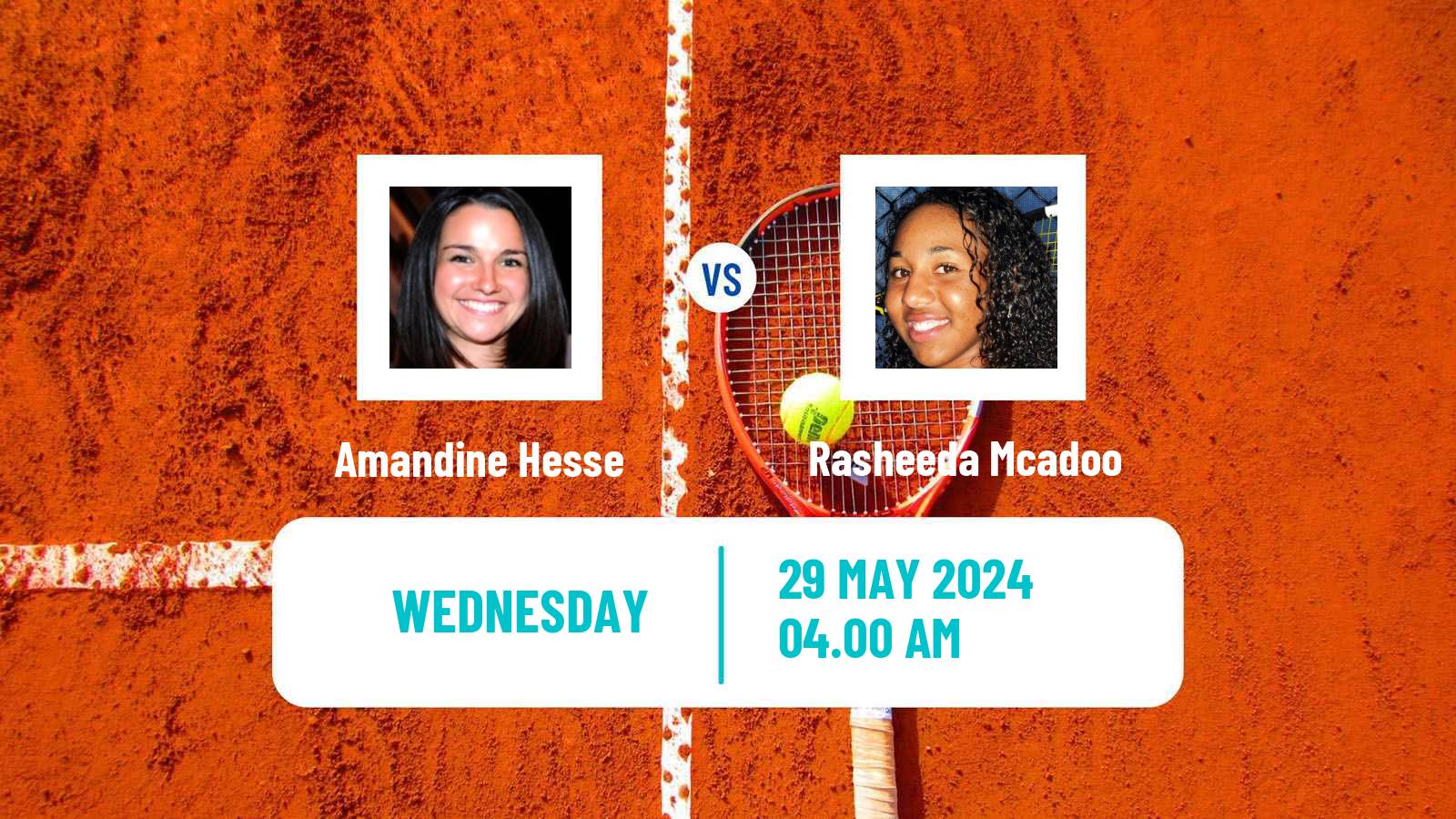 Tennis ITF W50 Otocec 2 Women Amandine Hesse - Rasheeda Mcadoo