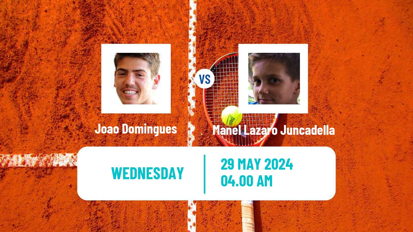 Tennis ITF M25 La Nucia Men Joao Domingues - Manel Lazaro Juncadella