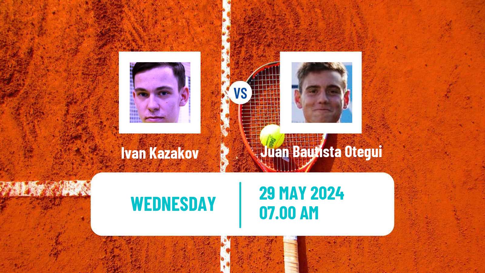 Tennis ITF M25 Kiseljak Men Ivan Kazakov - Juan Bautista Otegui