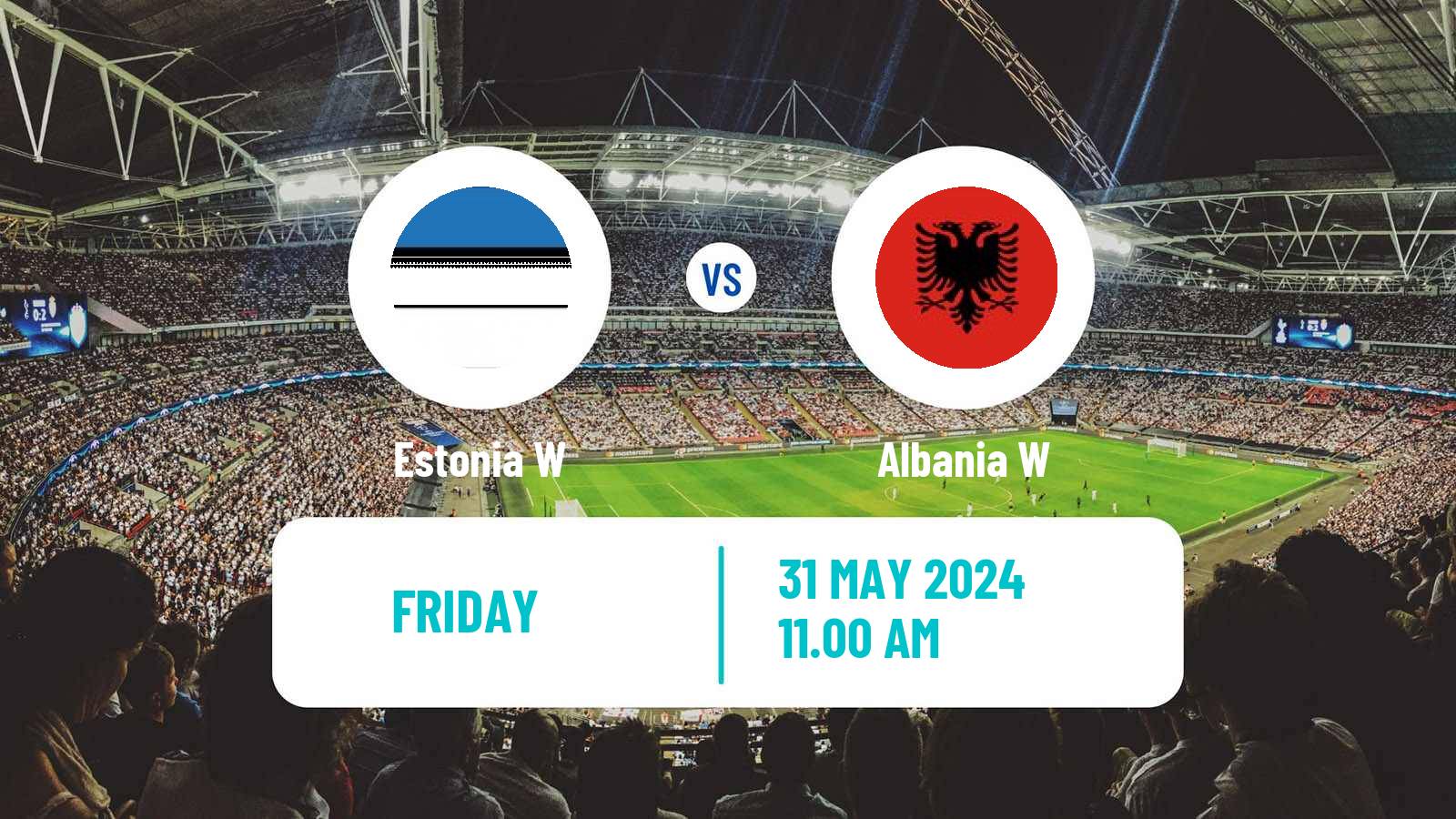 Soccer UEFA Euro Women Estonia W - Albania W